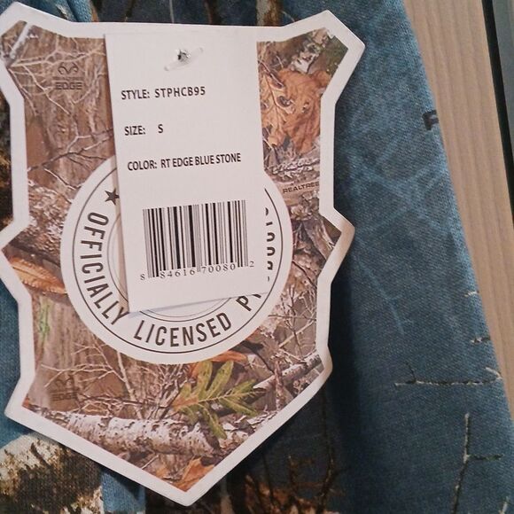 Realtree Edge Blue Stone Outdoor sweatshirt Hoodie Sz S NWT - Picture 4 of 7